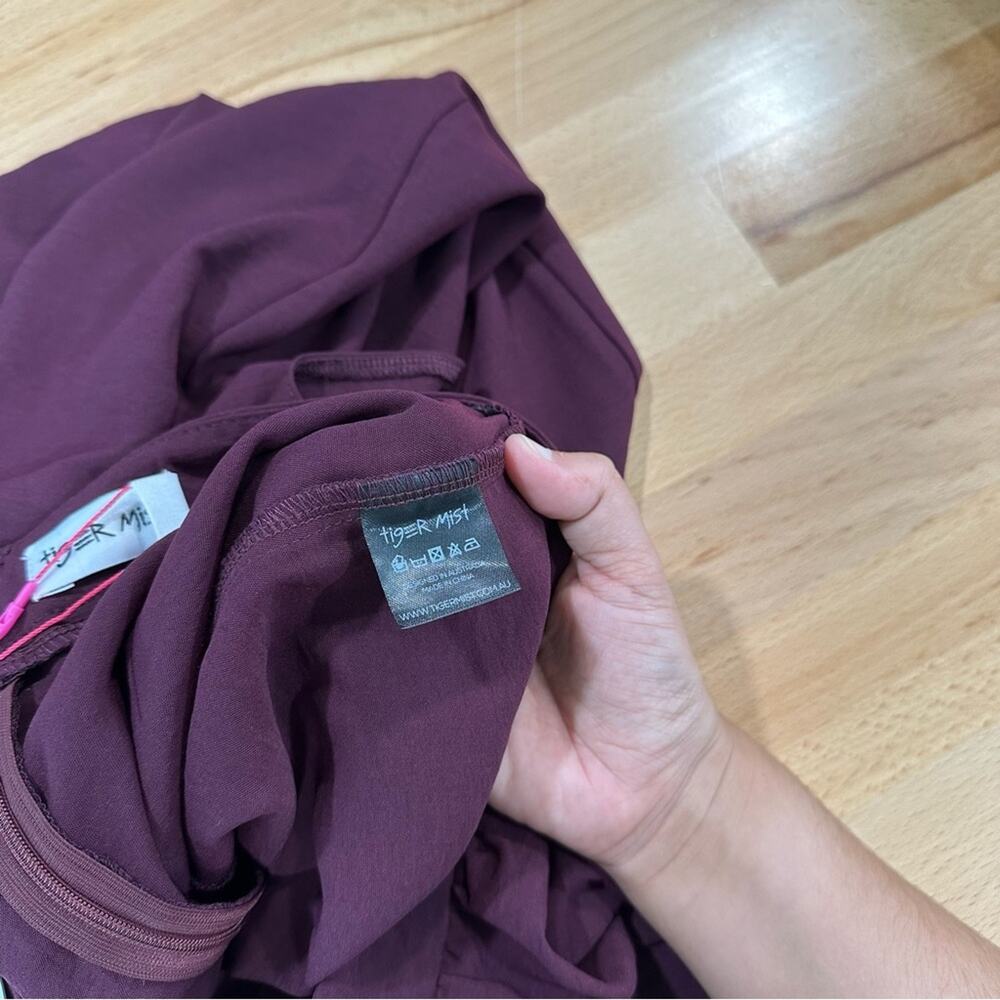 Tiger Mist Lilo Pant in Plum Split Wide Leg NWT Size medium - Picture 6 of 7